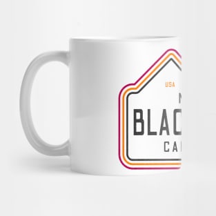 Visiting NC Mountain Cities Black Mountain, NC Neon Range Mug